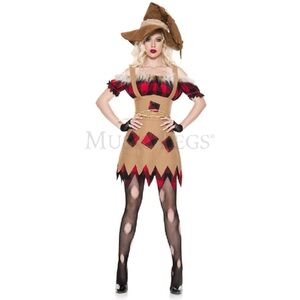 Music Legs Living Scarecrow Adult Costume Halloween Size Small / Medium NWT